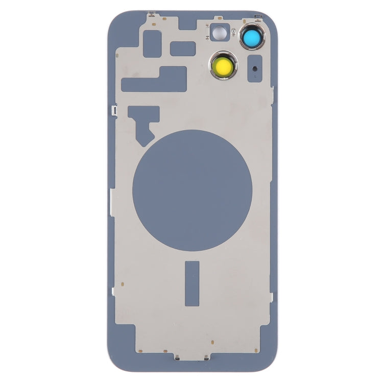 Glass Battery Back Cover with Holder for iPhone 14(Black) -  by PMC TechLife | Online Shopping South Africa | PMC TechLife