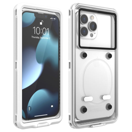 10m Depth Diving Waterproof Protective Phone Case for 5.9-6.9 inch Phone(White) - free shipping - PMC Jewellery - Order now!