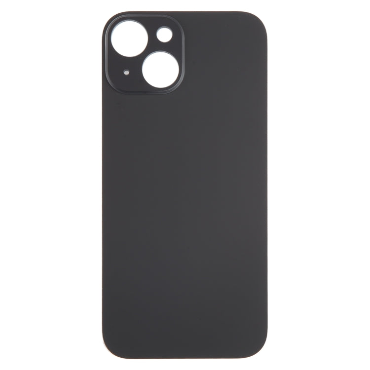 For iPhone 15 Glass Battery Back Cover(Black) -  by PMC TechLife | Online Shopping South Africa | PMC TechLife