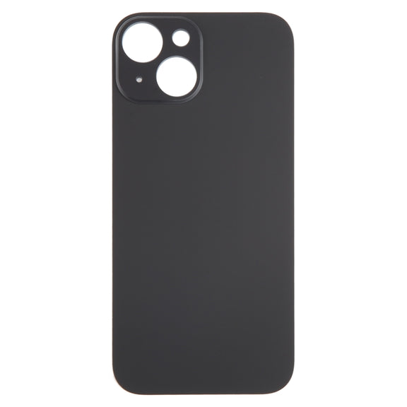 For iPhone 15 Glass Battery Back Cover(Black)