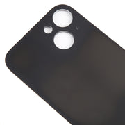 For iPhone 15 Glass Battery Back Cover(Black)