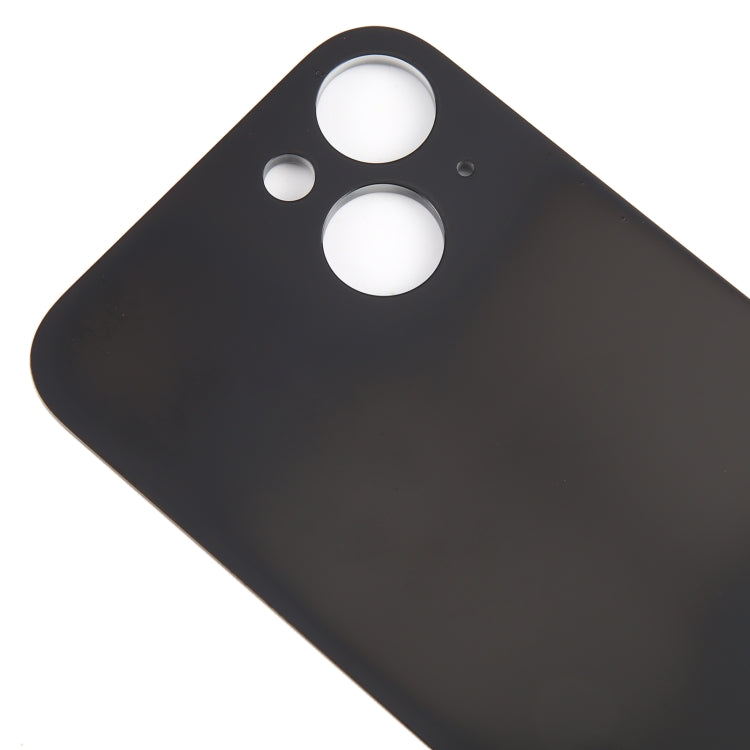 For iPhone 15 Glass Battery Back Cover(Black)