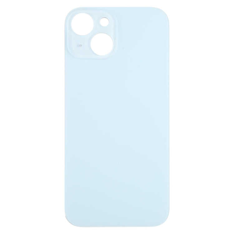 For iPhone 15 Glass Battery Back Cover(Blue) -  by PMC TechLife | Online Shopping South Africa | PMC TechLife