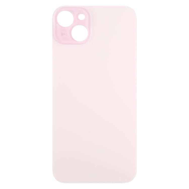 For iPhone 15 Plus Glass Battery Back Cover(Pink) -  by PMC TechLife | Online Shopping South Africa | PMC TechLife