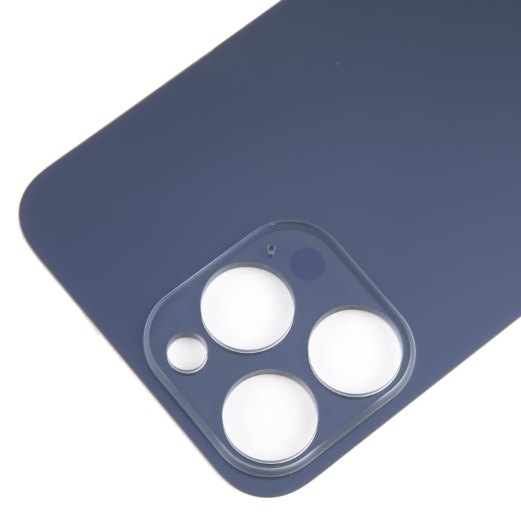 For iPhone 15 Pro Glass Battery Back Cover(Blue) -  by PMC TechLife | Online Shopping South Africa | PMC TechLife