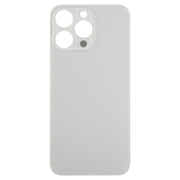 For iPhone 15 Pro Glass Battery Back Cover(Titanium)