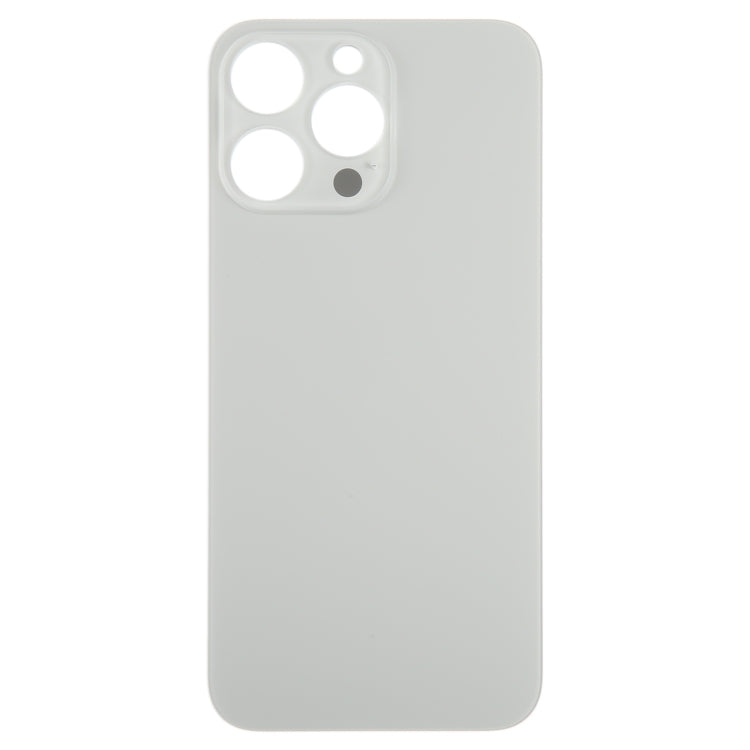 For iPhone 15 Pro Glass Battery Back Cover(Titanium)