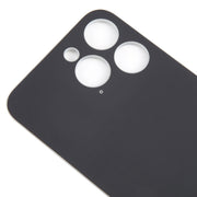 For iPhone 15 Pro Glass Battery Back Cover(Titanium)