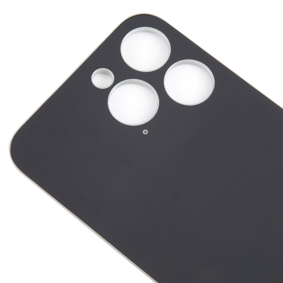 For iPhone 15 Pro Glass Battery Back Cover(Titanium)