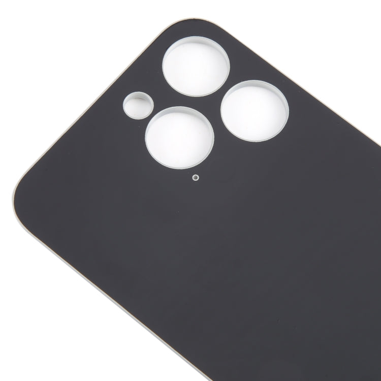 For iPhone 15 Pro Glass Battery Back Cover(Titanium)
