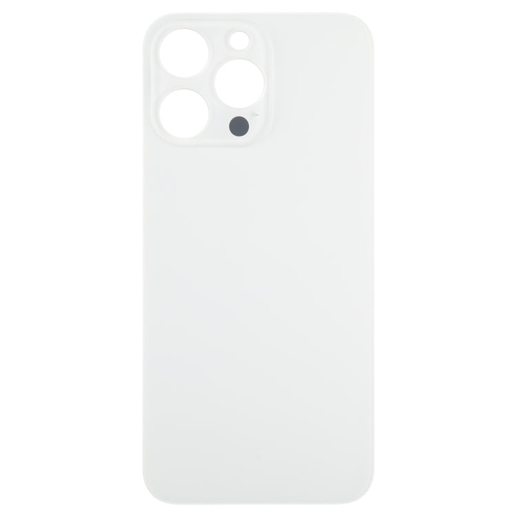 For iPhone 15 Pro Glass Battery Back Cover(White) -  by PMC TechLife | Online Shopping South Africa | PMC TechLife