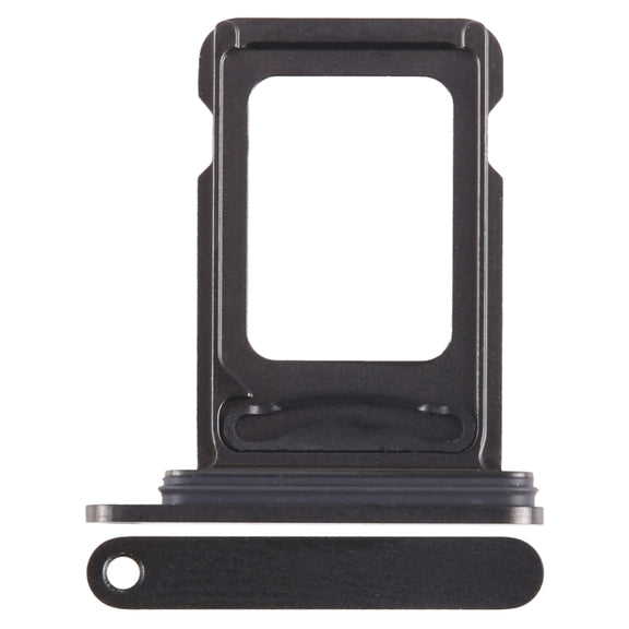 For iPhone 15 Pro SIM + SIM Card Tray (Black)