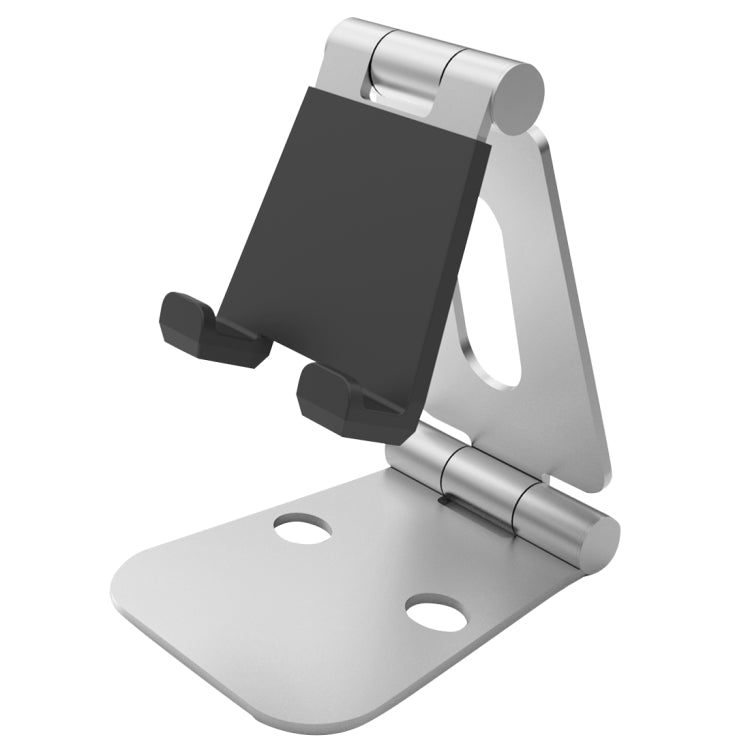 Universal Aluminum Alloy Foldable Adjustable Holder Stand, for iPad, Samsung, Lenovo, Sony, and other Tablet(Silver) - Desktop Holder by PMC TechLife | Online Shopping South Africa | PMC TechLife