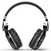 Bluedio T2+ Turbine Wireless Bluetooth 4.1 Stereo Headphones Headset with Mic & Micro SD Card Slot & FM Radio, For iPhone, Samsung, Huawei, Xiaomi, HTC and Other Smartphones, All Audio Devices(Black)