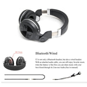 Bluedio T2+ Turbine Wireless Bluetooth 4.1 Stereo Headphones Headset with Mic & Micro SD Card Slot & FM Radio, For iPhone, Samsung, Huawei, Xiaomi, HTC and Other Smartphones, All Audio Devices(Black)