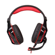 KOTION EACH G2000 Stereo Bass Gaming Headphone with Microphone & LED Light, For PS4, Smartphone, Tablet, Computer, Notebook(Red)