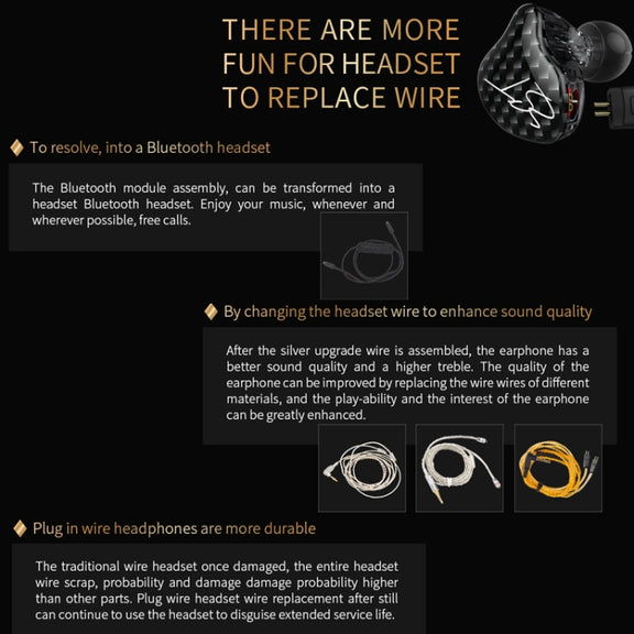 KZ ZST Circle Iron In-ear Mega Bass MP3 Dual Unit Earphone without Microphone (Carbon Fiber Black)