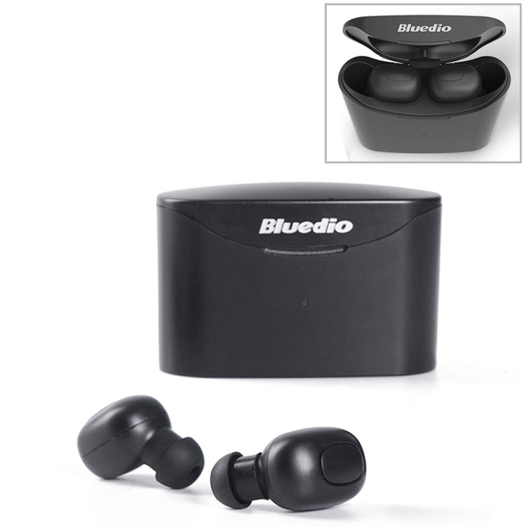 Bluedio TWS T-elf Bluetooth Version 5.0 In-Ear Bluetooth Headset with Headphone Charging Cabin(Black) - free shipping - PMC Jewellery - Order now!