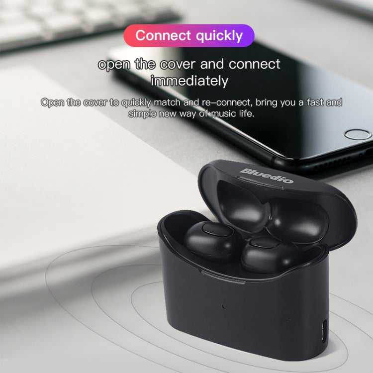Bluedio TWS T-elf Bluetooth Version 5.0 In-Ear Bluetooth Headset with Headphone Charging Cabin(Black) - free shipping - PMC Jewellery - Order now!