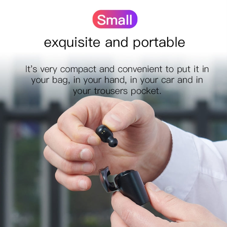 Bluedio TWS T-elf Bluetooth Version 5.0 In-Ear Bluetooth Headset with Headphone Charging Cabin(Black) - free shipping - PMC Jewellery - Order now!