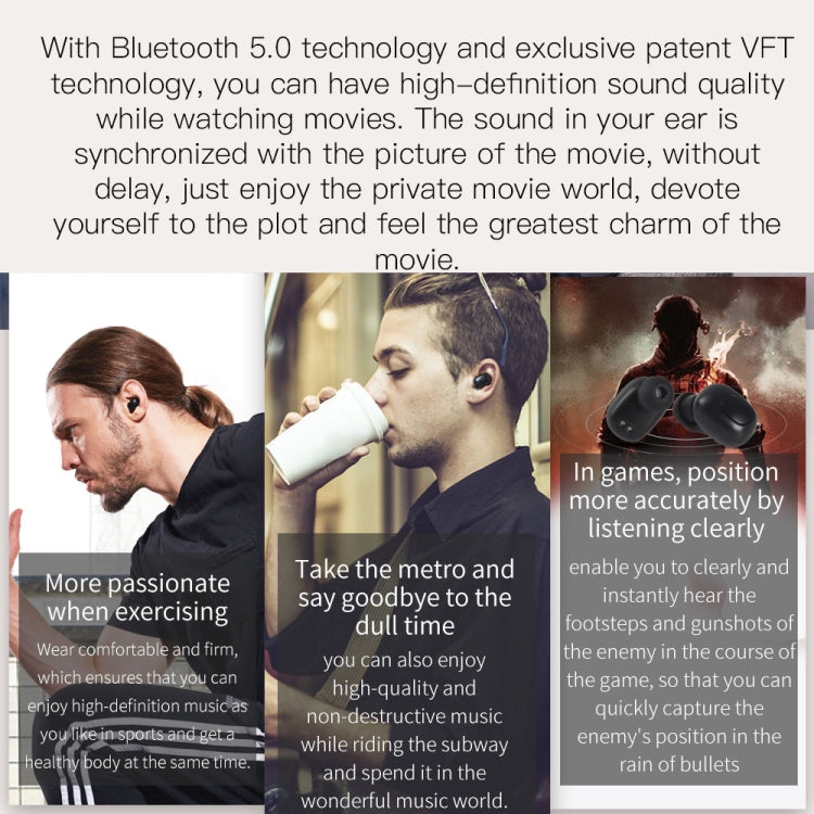 Bluedio TWS T-elf Bluetooth Version 5.0 In-Ear Bluetooth Headset with Headphone Charging Cabin(Red) - TWS Earphone by Bluedio | Online Shopping South Africa | PMC Jewellery | Buy Now Pay Later Mobicred