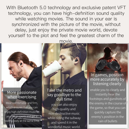 Bluedio TWS T-elf Bluetooth Version 5.0 In-Ear Bluetooth Headset with Headphone Charging Cabin(Red) - TWS Earphone by Bluedio | Online Shopping South Africa | PMC Jewellery | Buy Now Pay Later Mobicred