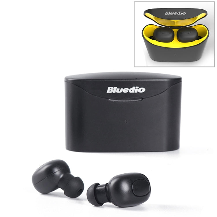 Bluedio TWS T-elf Bluetooth Version 5.0 In-Ear Bluetooth Headset with Headphone Charging Cabin(Yellow) - free shipping - PMC Jewellery - Order now!