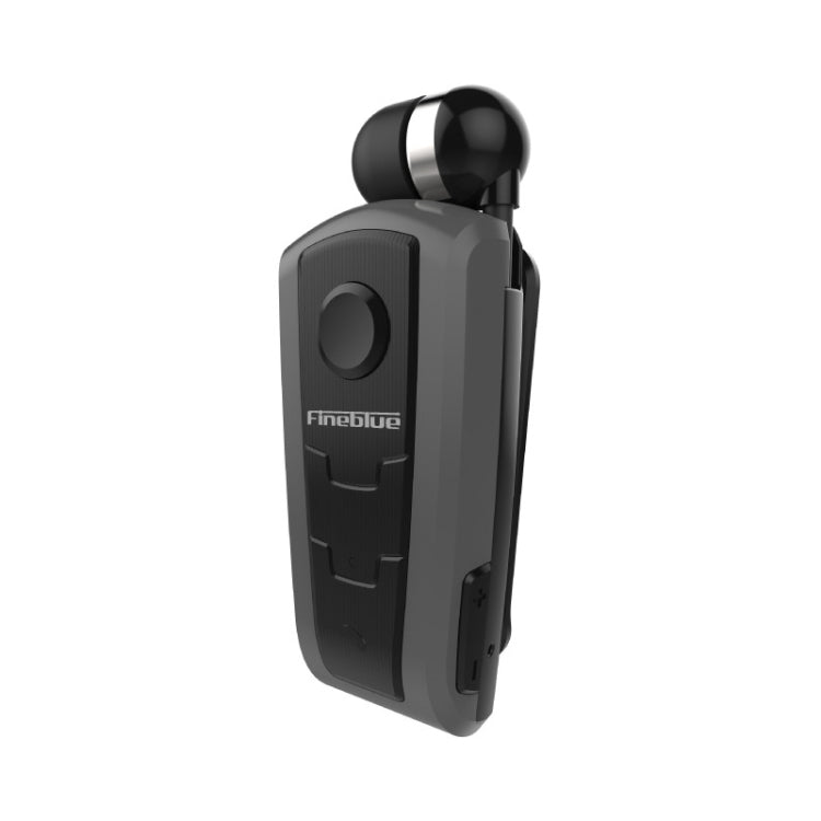 Fineblue F910 CSR4.1 Retractable Cable Caller Vibration Reminder Anti-theft Bluetooth Headset(Grey) - free shipping - PMC TechLife - Order now!