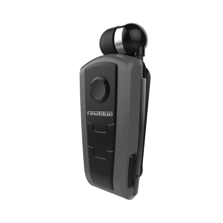 Fineblue F910 CSR4.1 Retractable Cable Caller Vibration Reminder Anti-theft Bluetooth Headset(Grey) - free shipping - PMC TechLife - Order now!