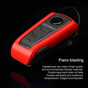 Fineblue F910 CSR4.1 Retractable Cable Caller Vibration Reminder Anti-theft Bluetooth Headset(Grey)