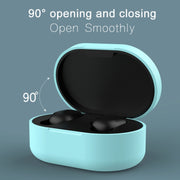Silicone Charging Box Protective Case for Xiaomi Redmi AirDots / AirDots S / AirDots 2(Red)