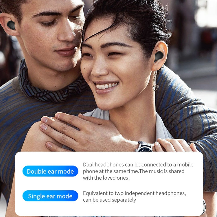 P1 TWS Bluetooth 5.0 Binaural Stereo Wireless Sports Bluetooth Earphone(Black) - TWS Earphone by PMC TechLife | Online Shopping South Africa | PMC TechLife