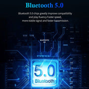 P1 TWS Bluetooth 5.0 Binaural Stereo Wireless Sports Bluetooth Earphone(Black)