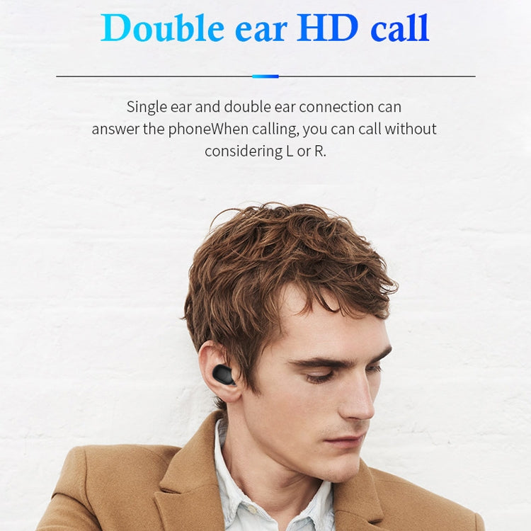 P1 TWS Bluetooth 5.0 Binaural Stereo Wireless Sports Bluetooth Earphone(Black) - TWS Earphone by PMC TechLife | Online Shopping South Africa | PMC TechLife