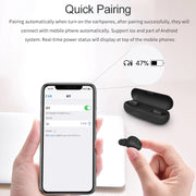 Q1 TWS Bluetooth 5.0 Binaural Stereo Wireless Sports Bluetooth Earphone(White)