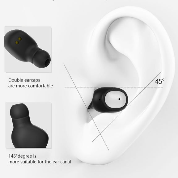 Q2 TWS Bluetooth 5.0 Binaural Stereo Wireless Sports Bluetooth Earphone(White)
