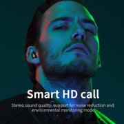 V21 Mini Single Ear Stereo Bluetooth V5.0 Wireless Earphones without Charging Box(Blue)