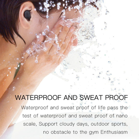 H6 TWS Bluetooth 5.0 Wireless Bluetooth Earphone with Digital Display & Charging Box, Support for Siri & HD Calls