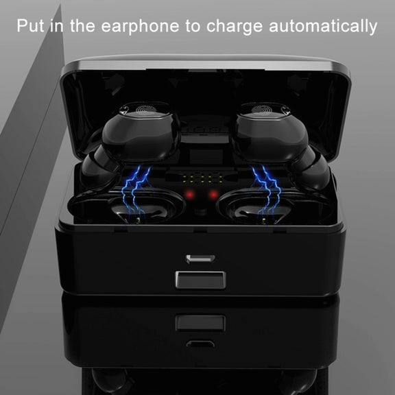 G10 TWS Bluetooth 5.0 Wireless Bluetooth Earphone with Charging Box, Support Digital Display & HD Call & Power Bank(Blue)