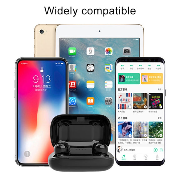 G10 TWS Bluetooth 5.0 Wireless Bluetooth Earphone with Charging Box, Support Digital Display & HD Call & Power Bank(White)
