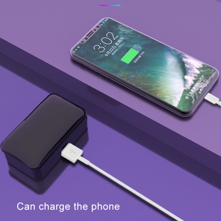 G10 TWS Bluetooth 5.0 Wireless Bluetooth Earphone with Charging Box, Support Digital Display & HD Call & Power Bank(White) - TWS Earphone by PMC TechLife | Online Shopping South Africa | PMC TechLife