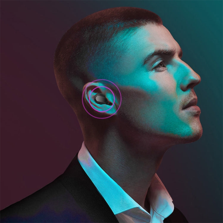 L-21 9D Sound Effects Bluetooth 5.0 Touch Wireless Bluetooth Earphone with Charging Box, Support HD Call (Pink)