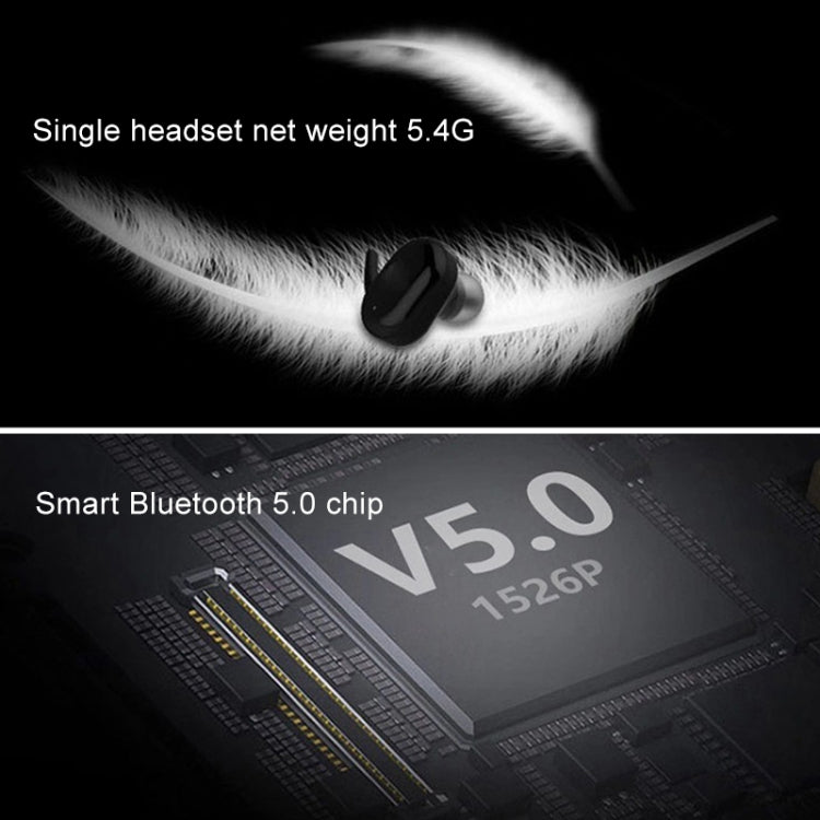 TWS-4 IPX5 Waterproof Bluetooth 5.0 Touch Wireless Bluetooth Earphone with Charging Box, Support HD Call & Voice Prompts(Black) - TWS Earphone by PMC TechLife | Online Shopping South Africa | PMC TechLife