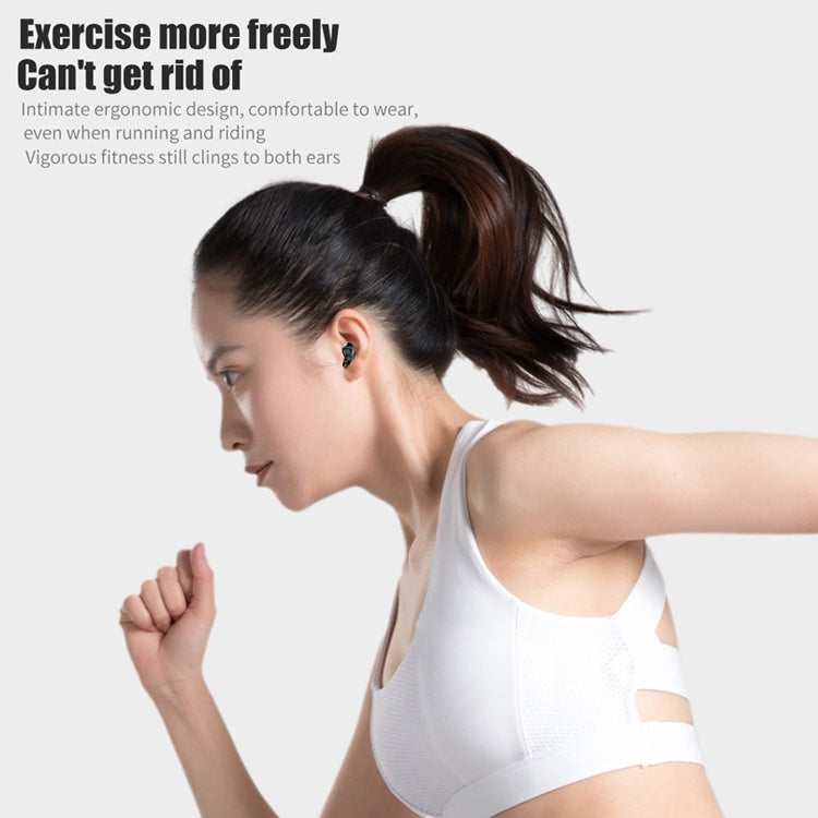 XG-8 TWS Digital Display Touch Bluetooth Earphone with Magnetic Charging Box(Black) - TWS Earphone by PMC TechLife | Online Shopping South Africa | PMC TechLife