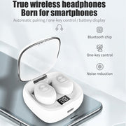 XG-8 TWS Digital Display Touch Bluetooth Earphone with Magnetic Charging Box(Black)