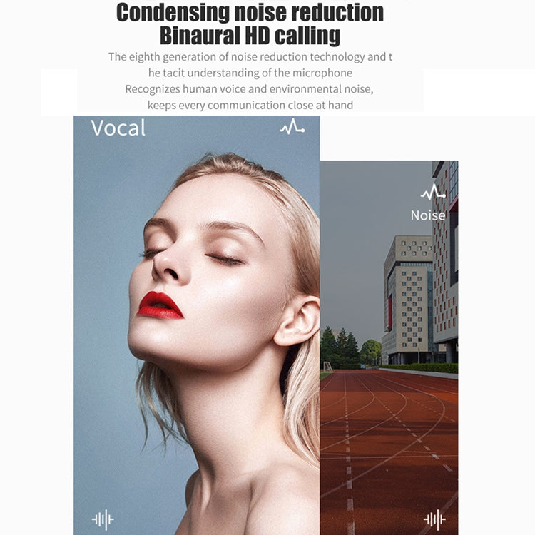 XG-8 TWS Digital Display Touch Bluetooth Earphone with Magnetic Charging Box(Blue) - TWS Earphone by PMC TechLife | Online Shopping South Africa | PMC TechLife