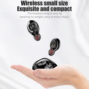 XG-8 TWS Digital Display Touch Bluetooth Earphone with Magnetic Charging Box(White)