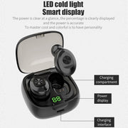 XG-8 TWS Digital Display Touch Bluetooth Earphone with Magnetic Charging Box(White)
