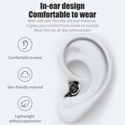 XG-8 TWS Digital Display Touch Bluetooth Earphone with Magnetic Charging Box(White)