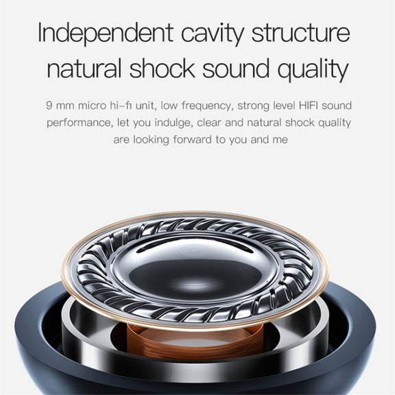 J2 Bluetooth 4.2 Binaural Hanging Type Wireless Sports Bluetooth Earphone, Built-in Memory (Gold)
